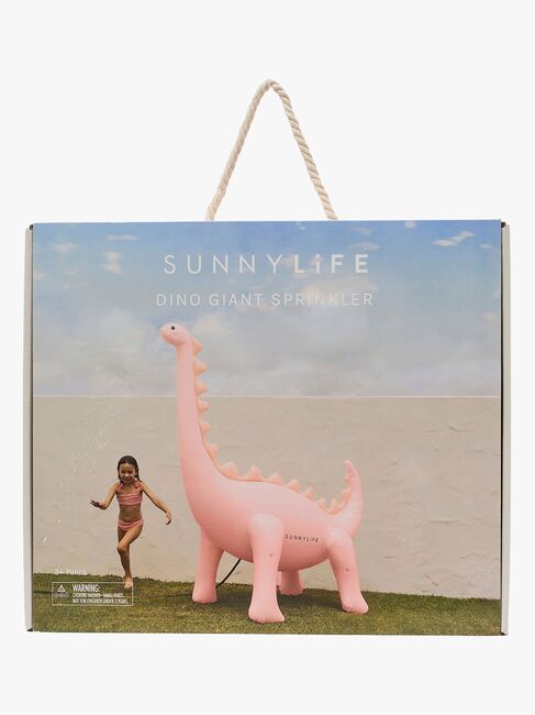 SUNNYLiFE Giant Dino  Oppblåsbar Sprinkler, Into the Wild Pink