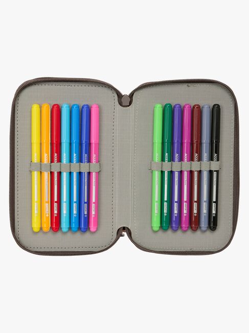 Jurassic World  Fylt Trippelpennal 37 Deler, Brun