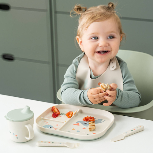 Done By Deer Celebration Foodie Tallerken Delt, Sand