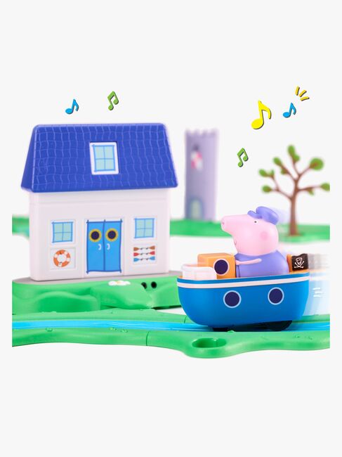 Peppa Gris Whizz Around Båtebane Bobbing Along