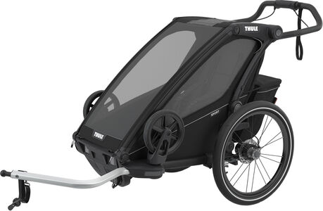 Thule Chariot Sport 1 Sykkelvogn, Midnight Black