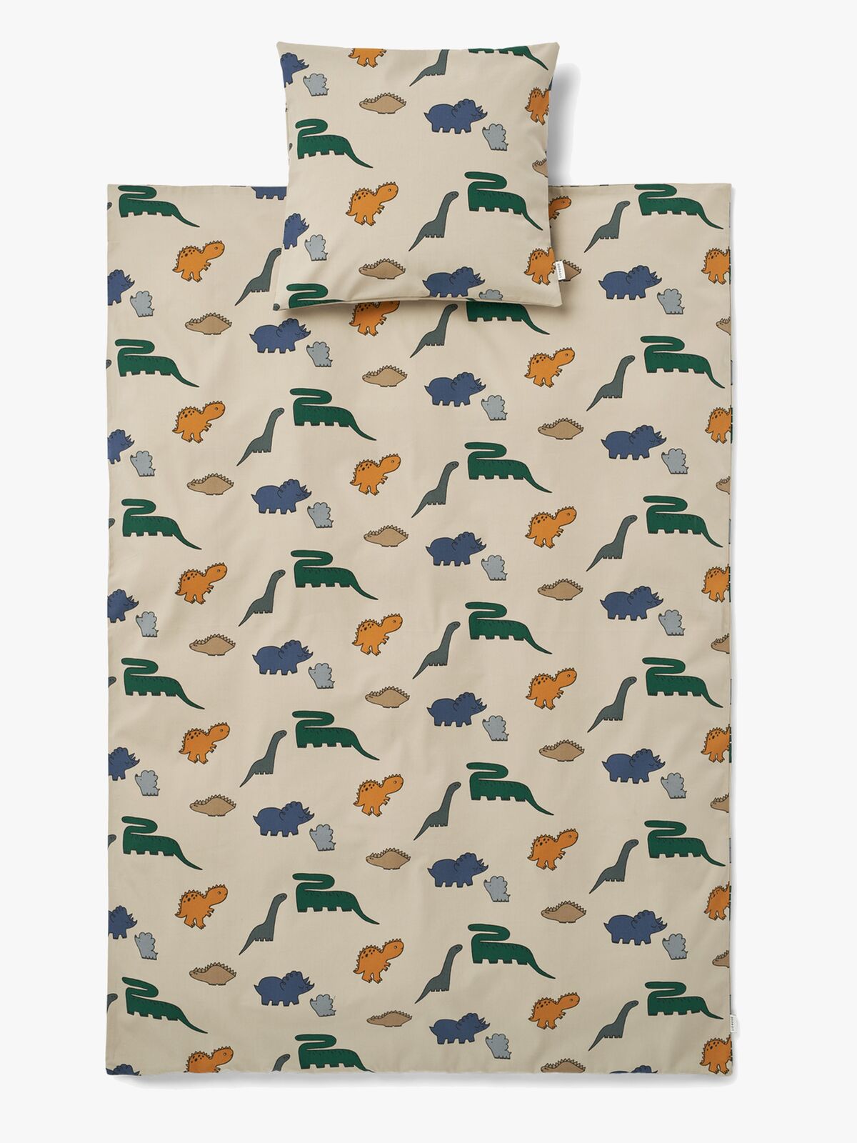 LIEWOOD Carmen Sengesett 70x100 Sprinkelseng, Dinosaurs/Mist