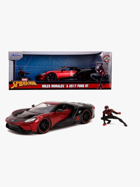 Jada Toys Spider-Man Bil med Figur Miles Morales 2017 Ford GT 1:2