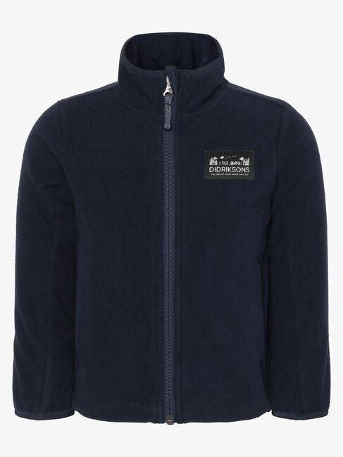 Didriksons Muskot  Vindtett Vindfleecejakke, Dark Night Blue