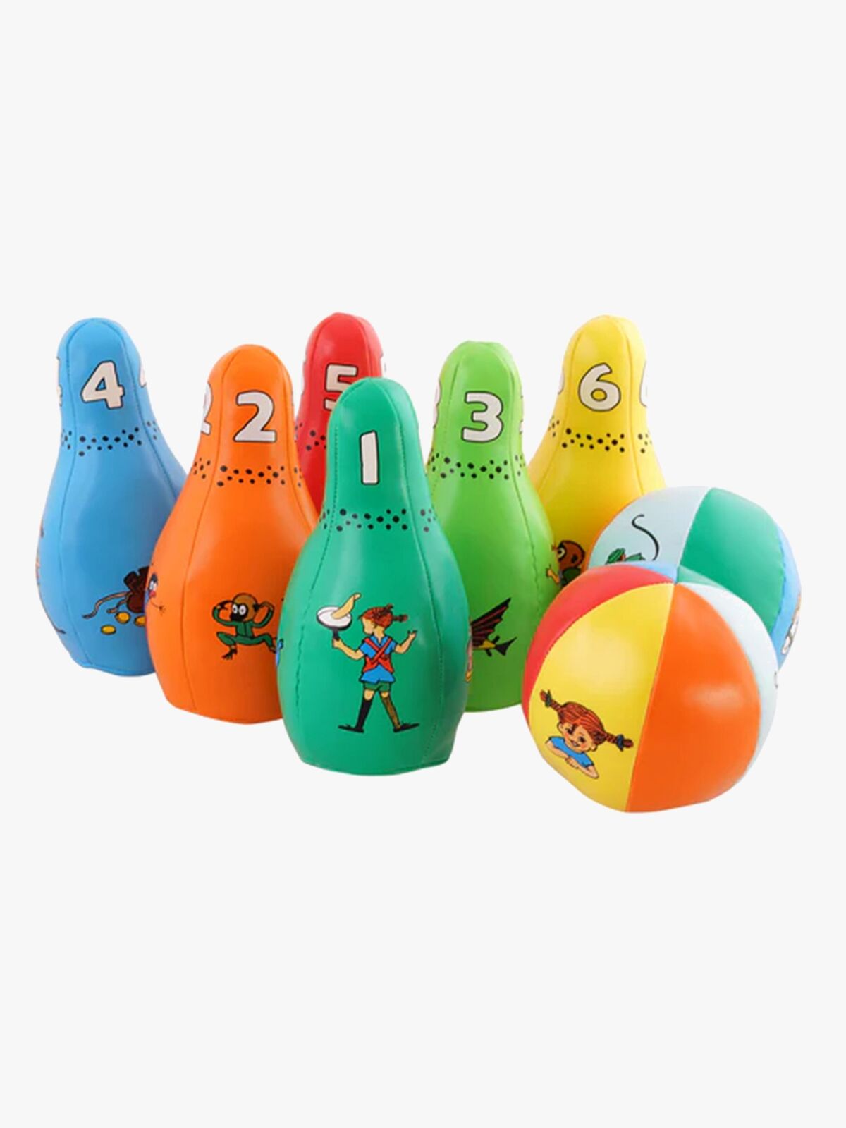 Pippi Langstrømpe  Mykt Bowlingsett