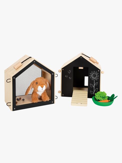 Small Foot Lekesett Kanin med Bur & Innhegning