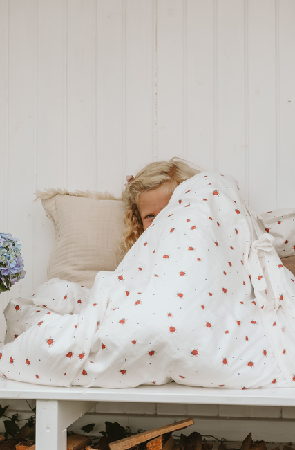 Vanilla Copenhagen Sengesett Junior 100x130, Lady Lovebug