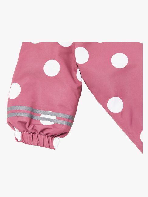 Petite Chérie Atelier Amour Vinterdress Baby, Big Dots Mesa Rose