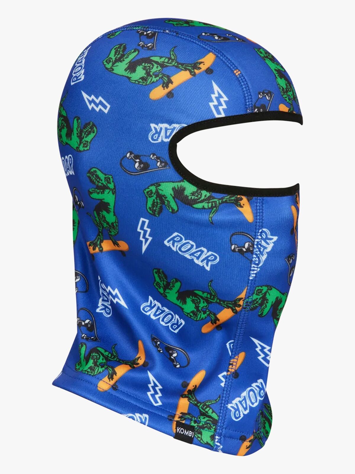 Kombi Velvet Balaklava, Blue Skate Dino