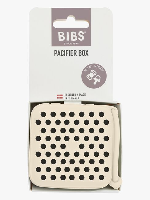 BIBS Studio Smokkboks Polka, Ivory/Black