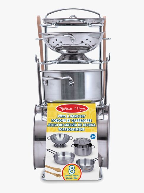 Melissa & Doug Kjøkkensett Stekepanner og Kasseroller 8 Deler