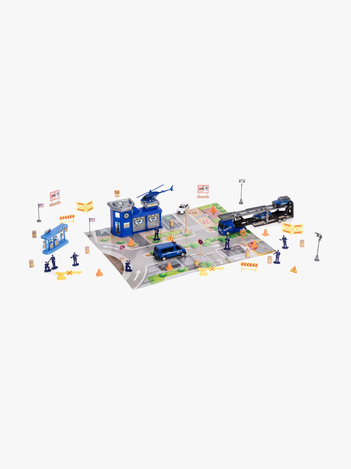 Alex's Garage Politistasjon Lekesett 50 Deler