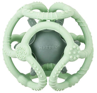 Nattou Soft Silicone Aktivitetsball, Grønn
