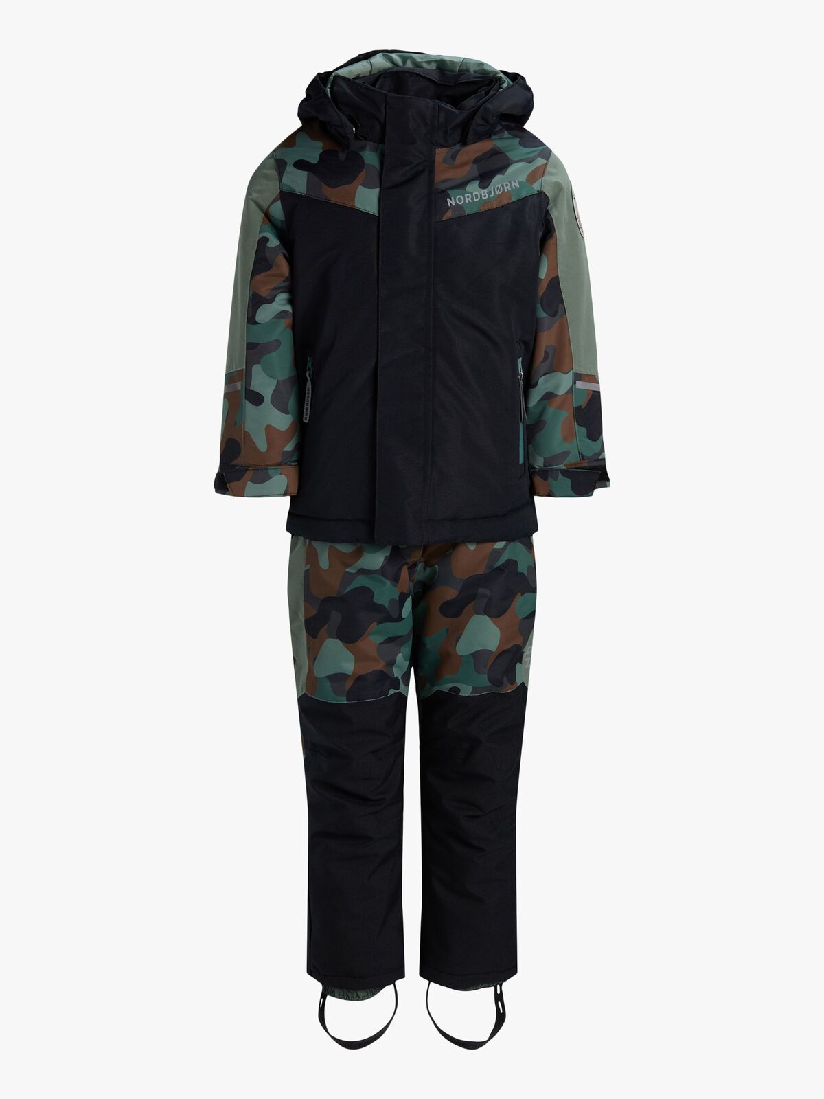 Nordbjørn Lech Skisett, Anthracite/Camo Splash Classic