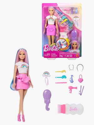Barbie Lekesett Frisør Rainbow Sparkle