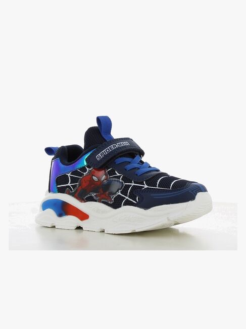 Marvel Spider-Man  Blinkende Sneakers, Navy/Cobalt Blue