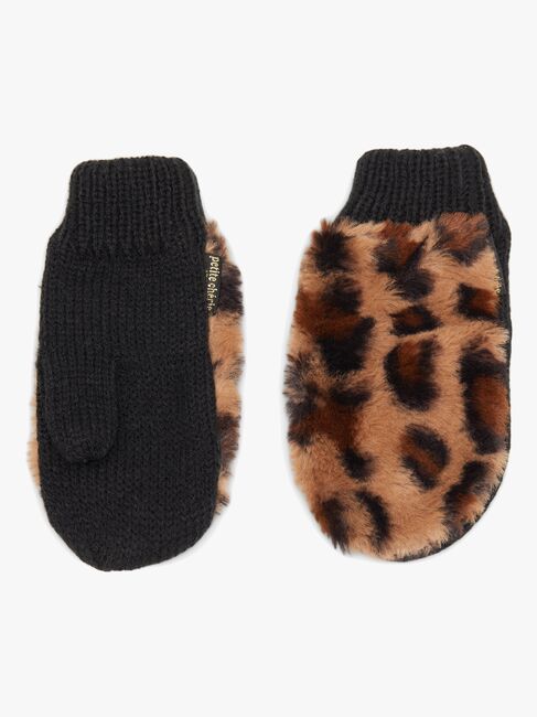 Petite Chérie Atelier Zoey Fake Fur Sett, Leopard