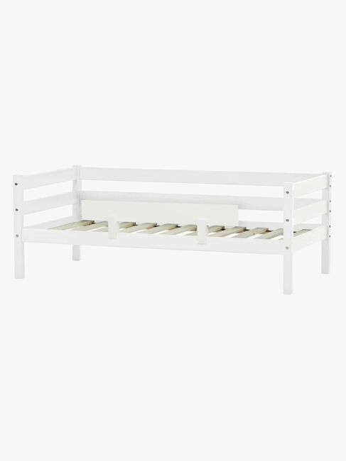Hoppekids ECO Comfort Enkeltseng med Sikkerhetsskinne 70x160, Hvit