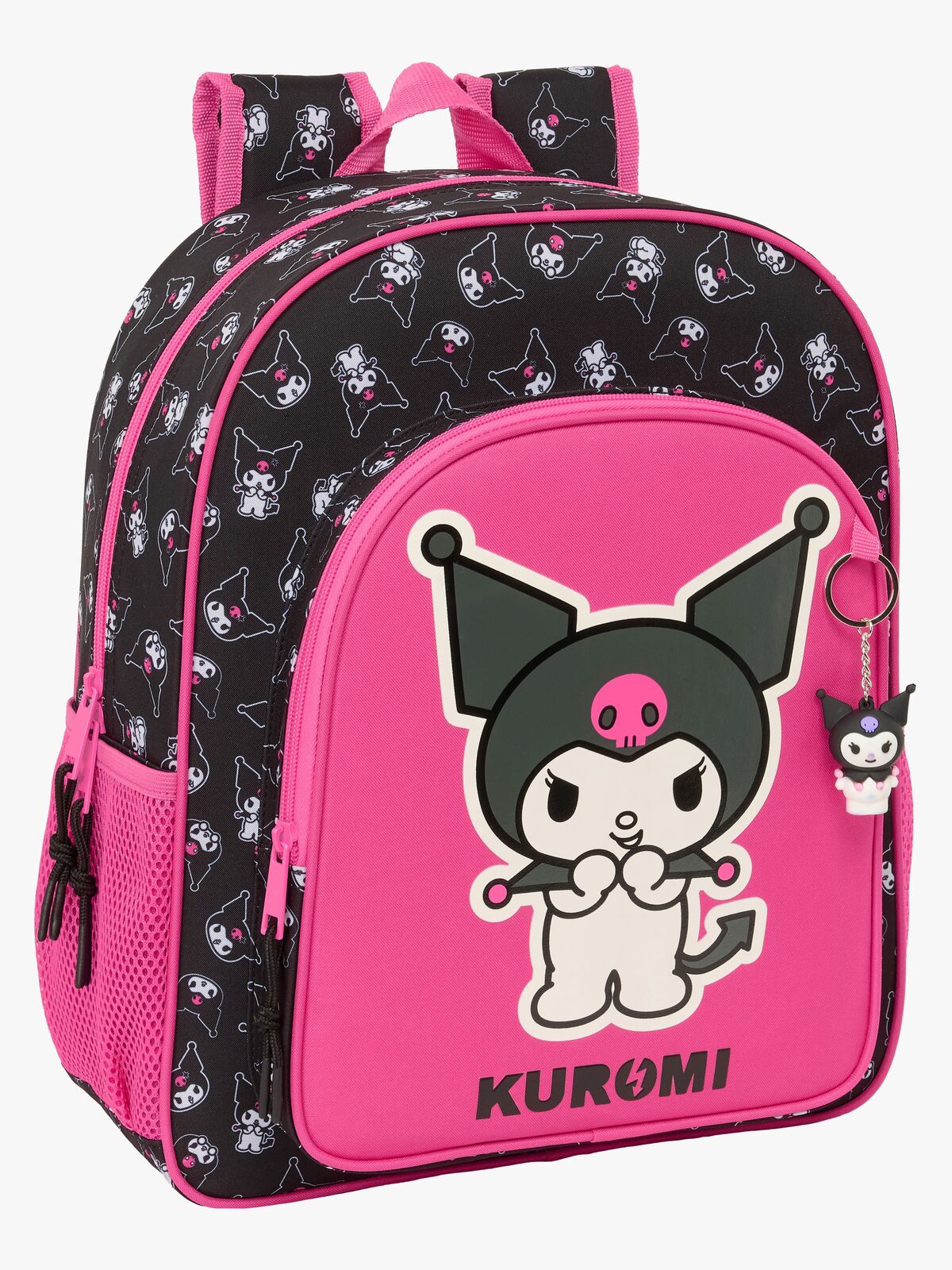 Hello Kitty Kuromi Small Ryggsekk 15L, Rosa/svart