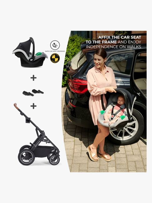 Kinderkraft Multifunctional 3-in-1 B-Tour Mink Pro Kombivogn, Dark Grey