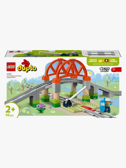 LEGO DUPLO Town 10426 Utvidelsessett med togbro og skinner