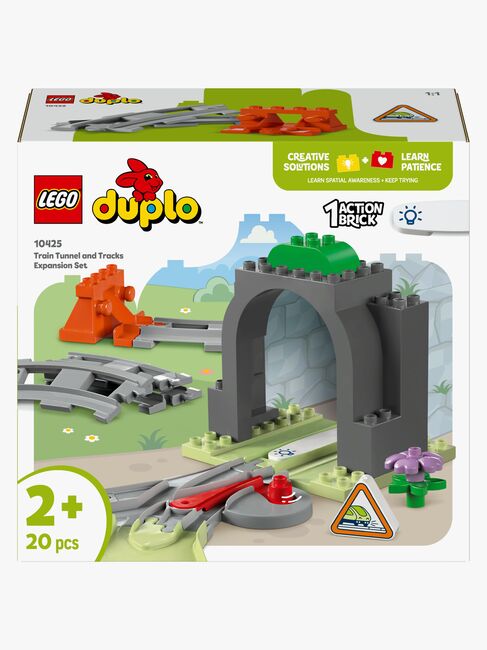 LEGO DUPLO Town 10425 Utvidelsessett med togtunnel og skinner