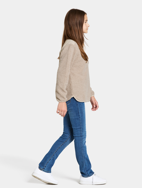 Didriksons Exa Fleecetrøye, Beach beige