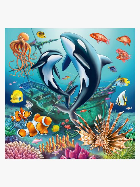 Ravensburger Puslespill Under Water 3x49 Brikker
