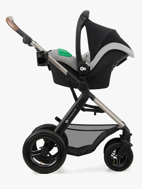Kinderkraft MOOV 2 Air 3-in-1 Kombivogn, Moonlight Grey