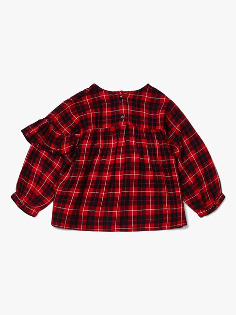 Luca & Lola Marietta Bluse, Red/Black