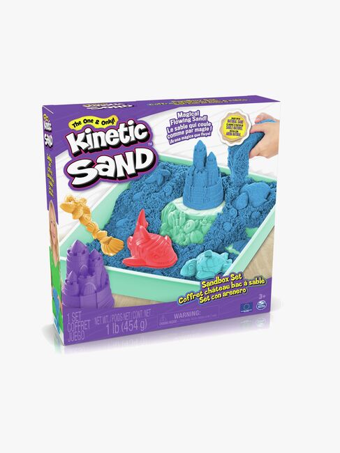 Kinetic Sand Lekesett Sandkasse Blå
