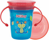 Nûby Drikkeglass med Håndtak, Blå