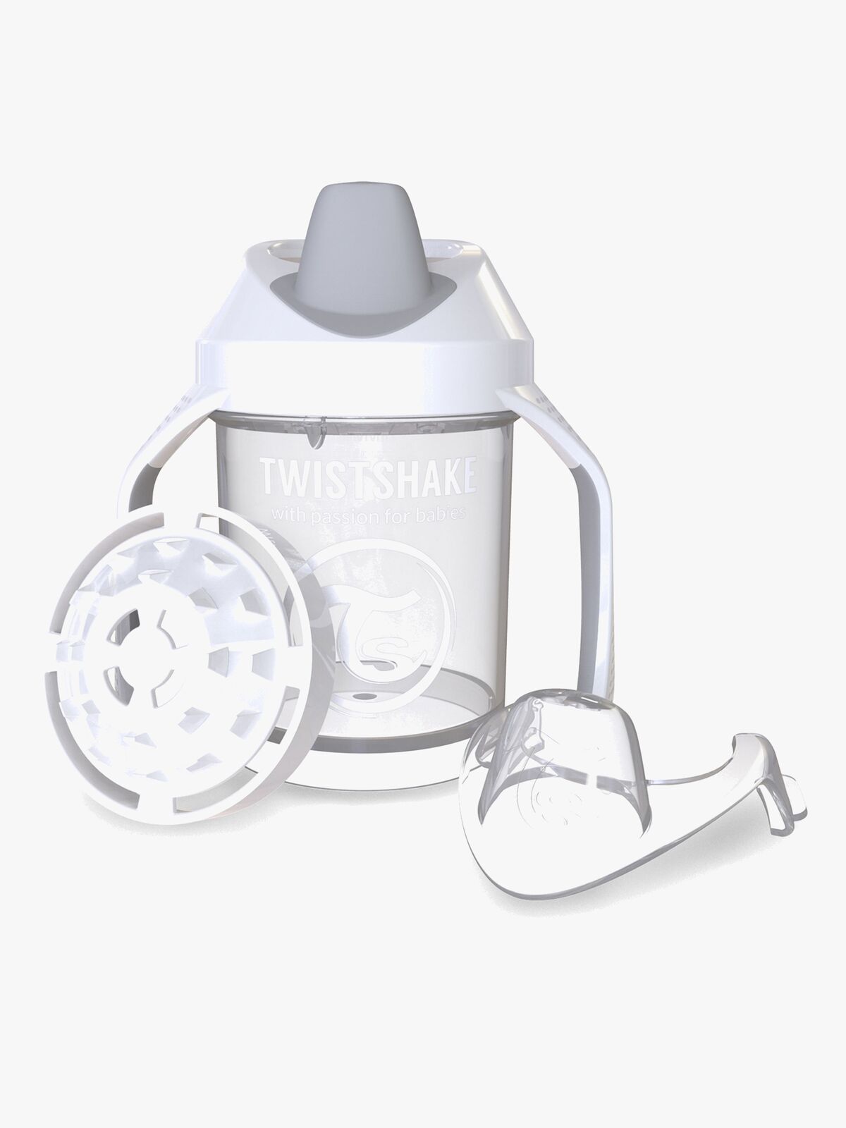 Twistshake Mini Cup Babykopp 230 ml, Hvit
