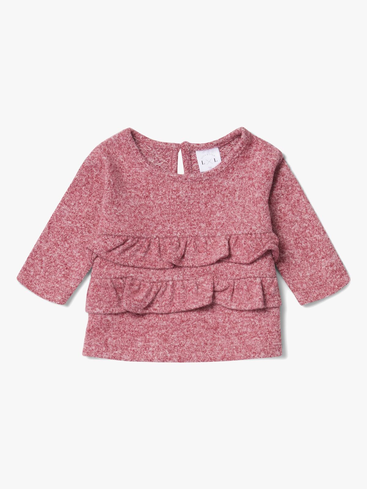 Luca & Lola Asia Genser Baby, Dark Pink Melange