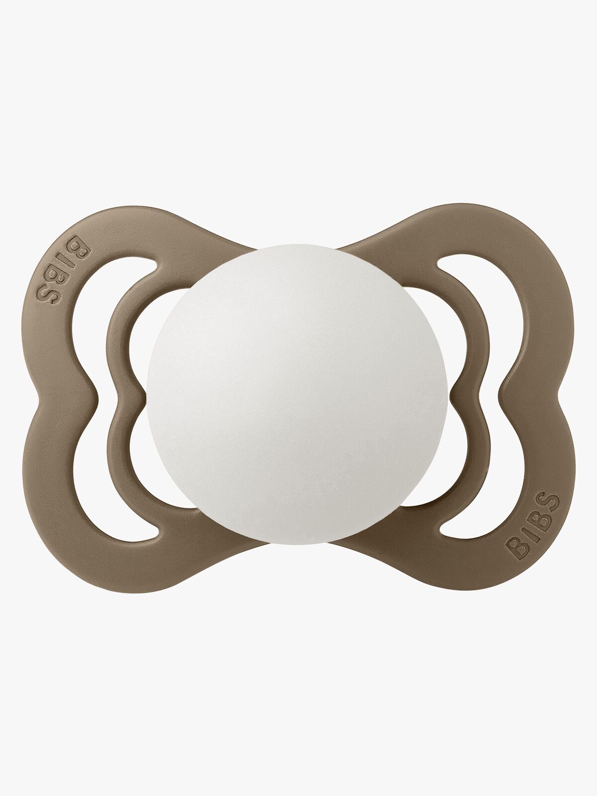 BIBS Supreme Smokk Silikon Str. 1, Dark Oak Glow