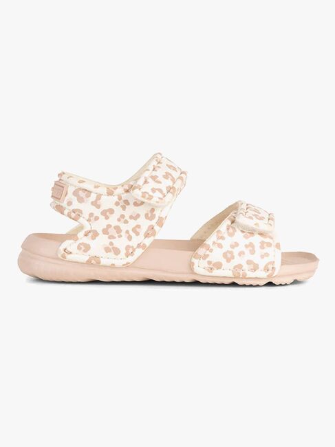 Swim Essentials Sandaler, Beige Leopard