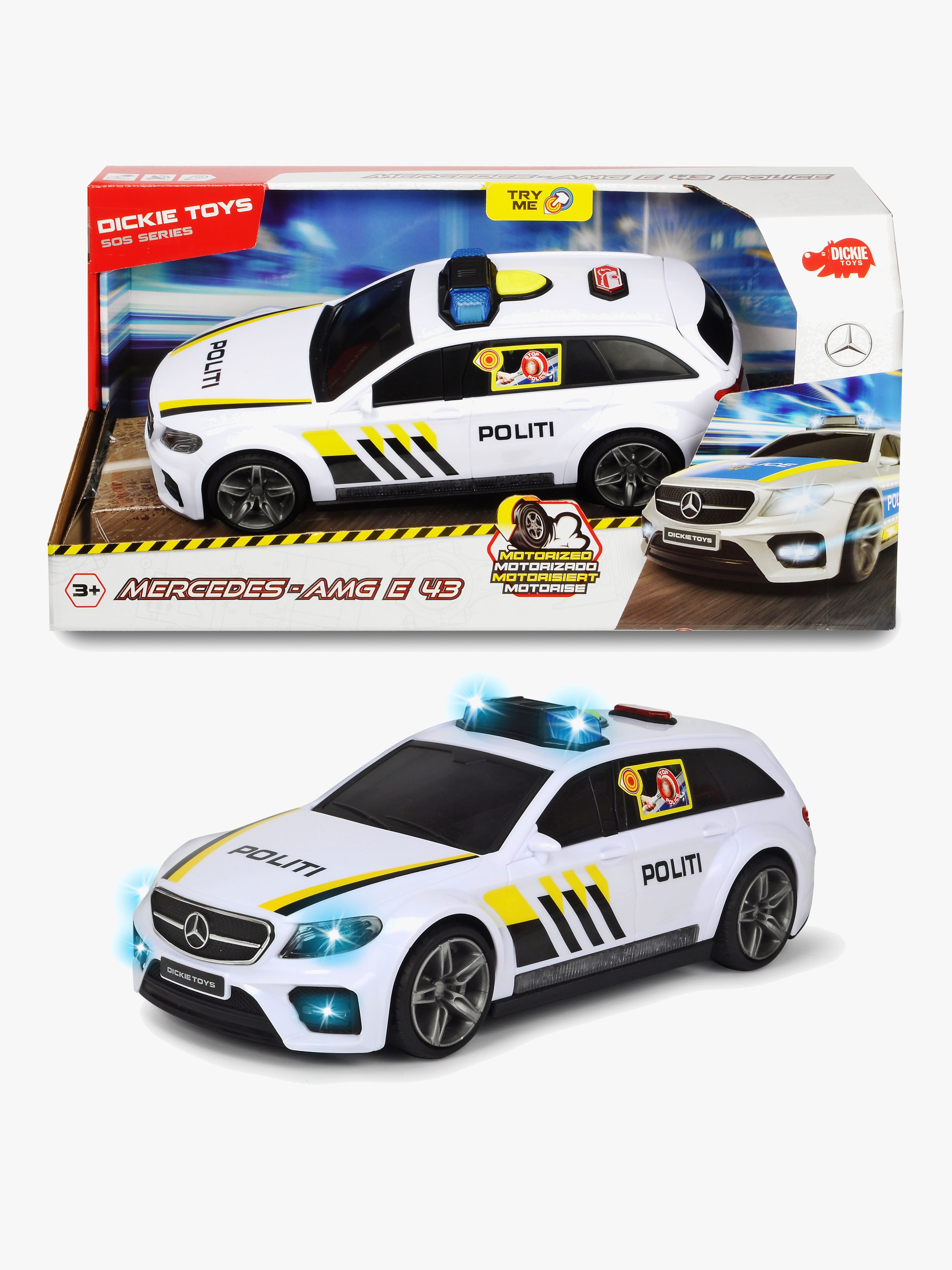 Dickie Toys SOS Mercedes-AMG E43 Politibil - NO - Øvrig