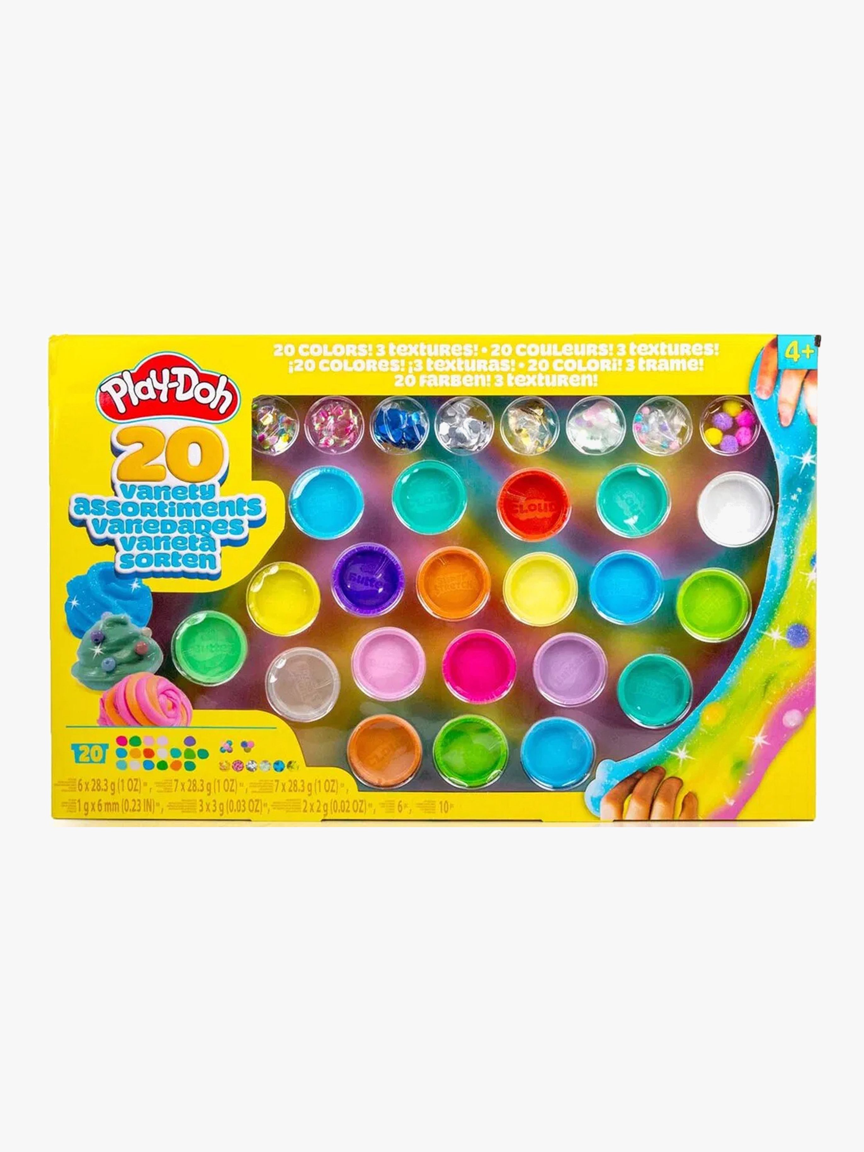 Play-Doh Strukturmasse Mix & Play 20-Pakk - Modelleire - Plast