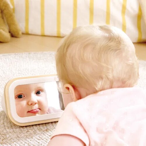 Hape Aktivitetsleke Snurrende Tromme med Speil