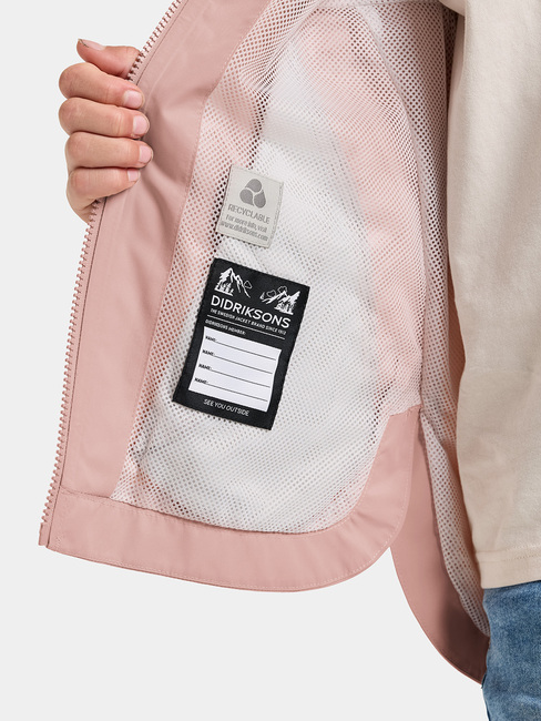 Didriksons Meliss Skalljakke, Vintage Pink