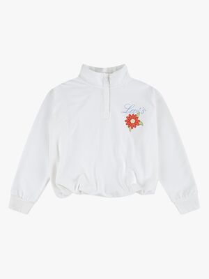 Levi's LVG Bubble Hem LS Knit T-skjorte, Bright White