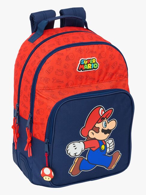 Nintendo Super Mario Ryggsekk 20L Trick, Rød/Blå