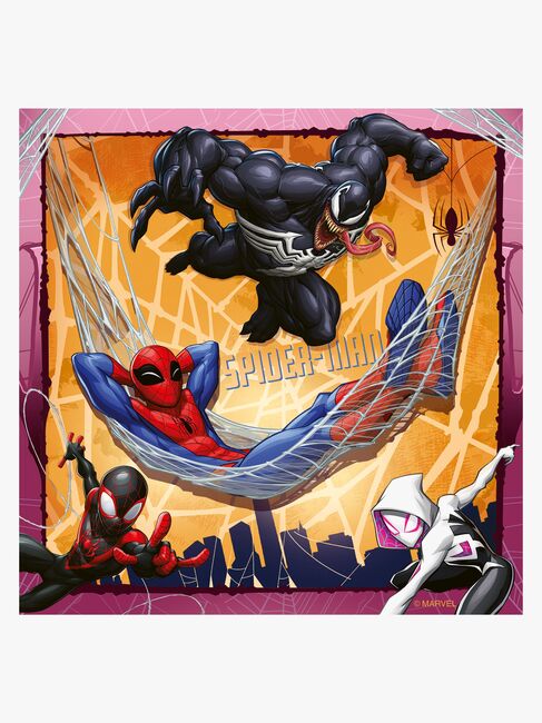 Ravensburger Marvel Spider-Man Puslespill 3x49 Brikker