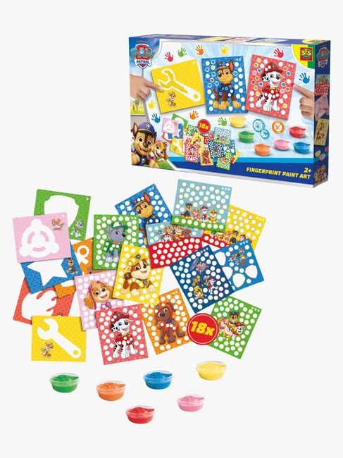 SES Creative Paw Patrol Hobbysett Fingermaling