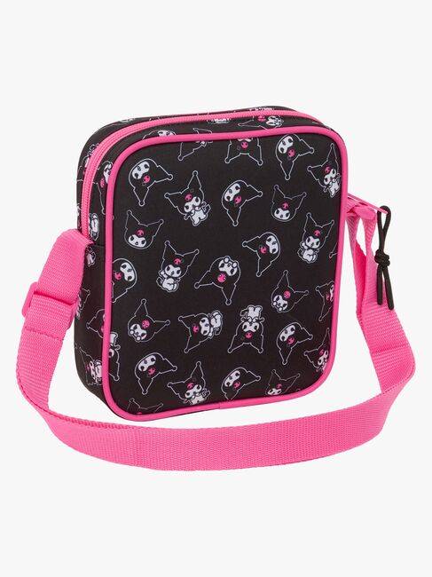 Hello Kitty Kuromi Skulderveske, Rosa/svart