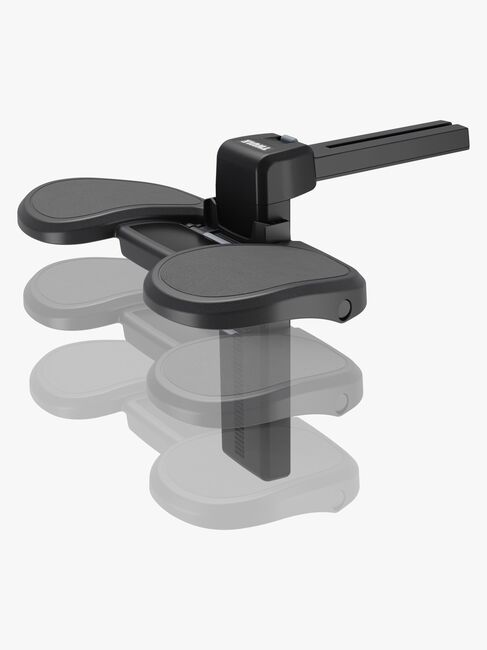 Thule Fotstøtte til Beltestol, Svart