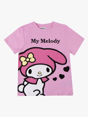 Hello Kitty My Melody T-skjorte, Rosa