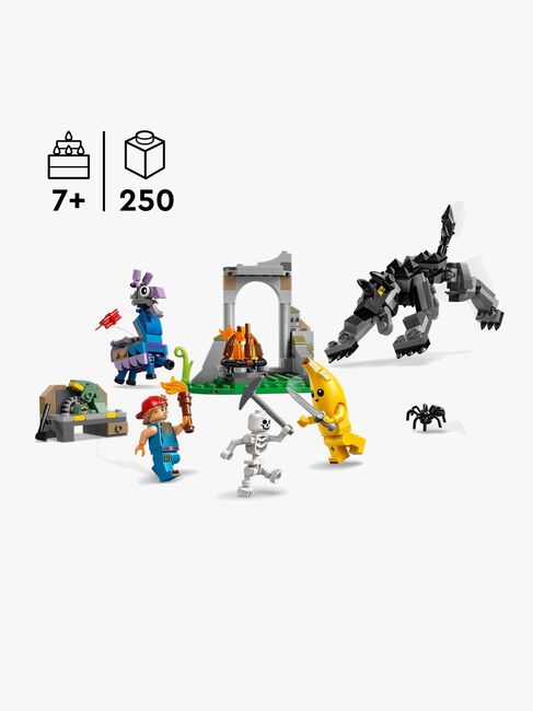LEGO Fortnite 77075 Peely og Sparkplug slår leir på sletten