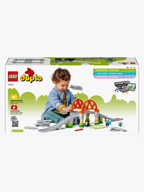 LEGO DUPLO Town 10426 Utvidelsessett med togbro og skinner