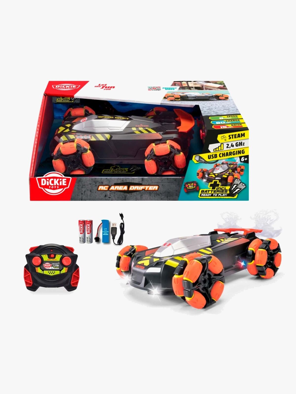 Dickie Toys Area Drifter Radiostyrt Bil